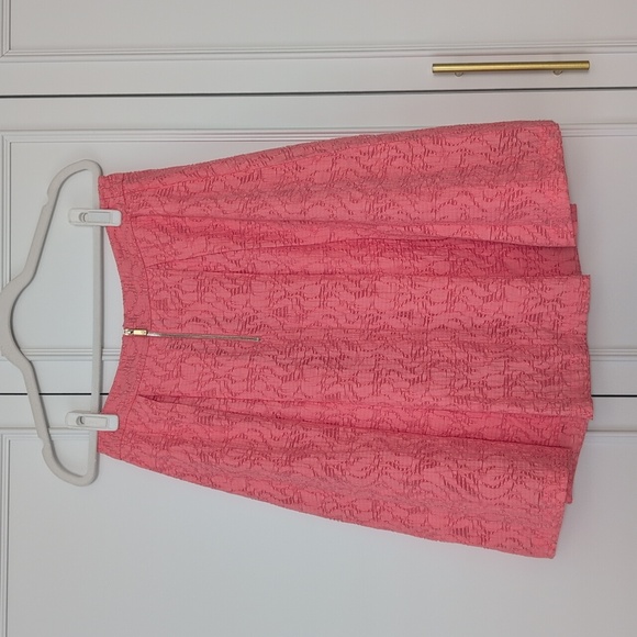 Vince Camuto Vibrant Pink Lace Skirt Size - Picture 2 of 5
